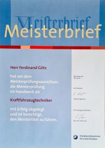 Meisterbrief