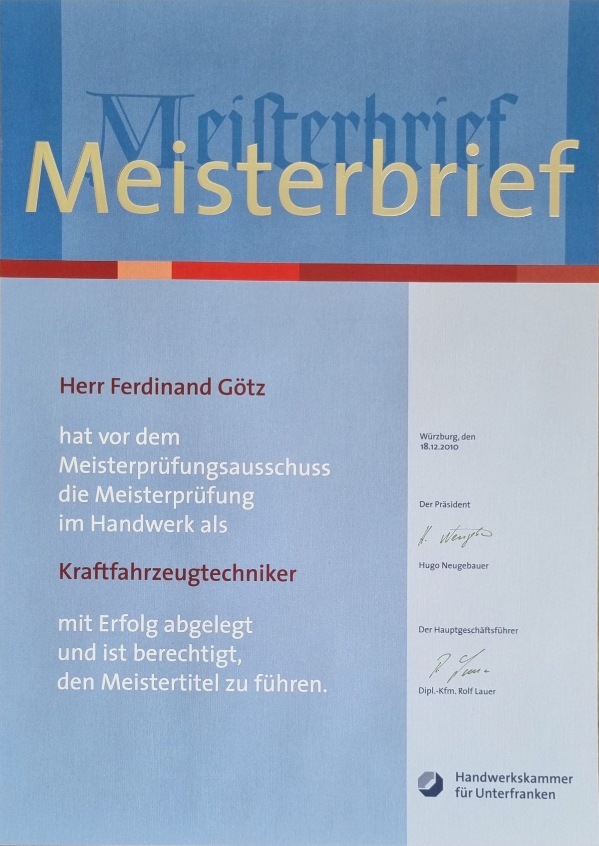 Meisterbrief